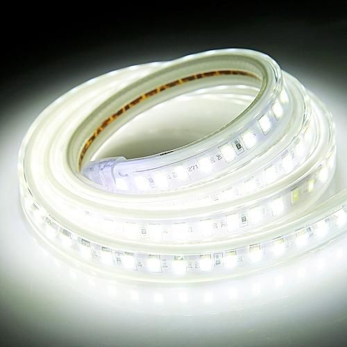 Світлодіодна LED стрічка гнучка 220V PROlum&trade; IP68 5630\120 Premium PL-220-5730-120-W-WP фото
