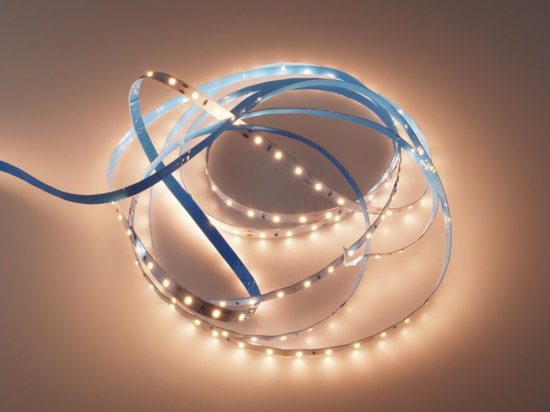 LED стрічка PROLUM&trade; 12V; 2835\60; IP20; Series "PRO", Тепло-білий (2700-3000К) 320013 фото