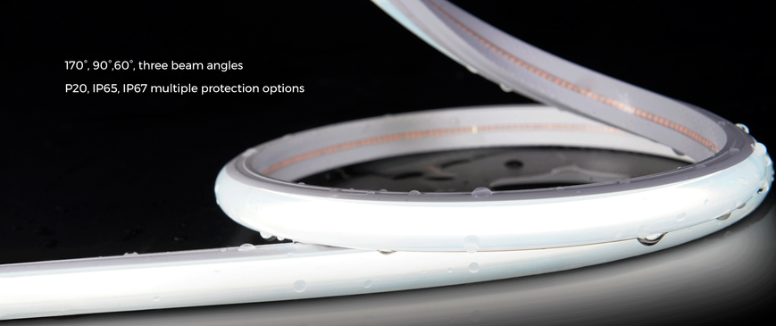 LED лента COLORS COB-24V-IP20 5W 400Lm 3000K 5м (DF6-24V-8mm-5W-WW) 2190 фото
