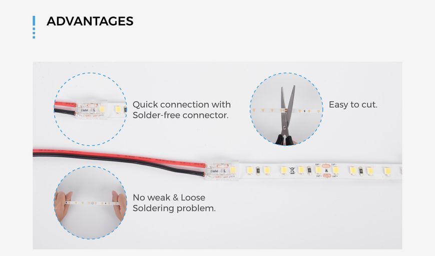 LED лента COLORS 60-2835-12V-IP55 4,4W 2700K 5м (DJ60-12V-8mm-IP55-SW) 2090 фото