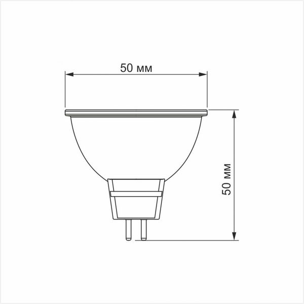 Лампа VIDEX MR16eL 5W GU5.3 4100K 220V VIDEX 296623 VIDEX_296623 фото