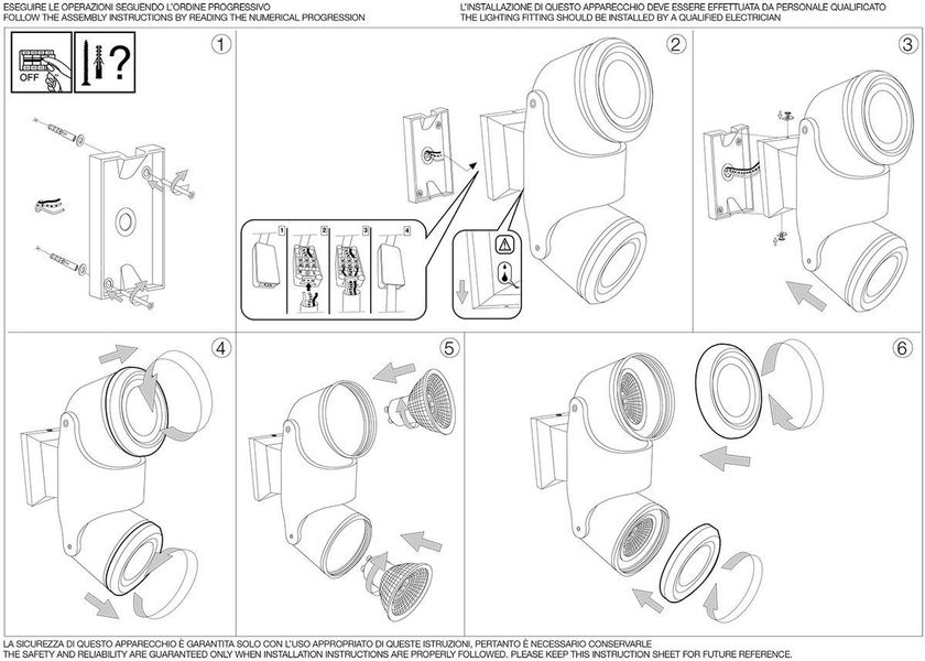 Спот уличный Xeno AP2 Bianco Ideal Lux 129495 IDEAL LUX_129495 фото