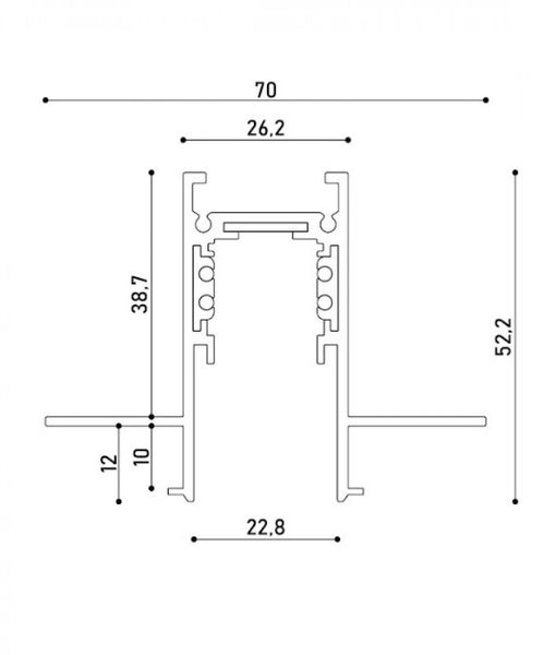 Магнитный трек KLOODI KDMG-TR 2M WH KLOODI_KDMG-TR 2M WH фото