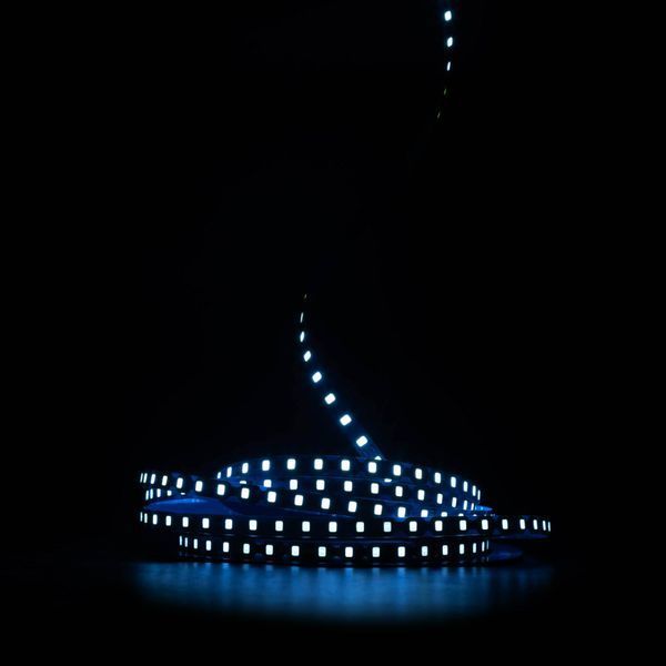 Світлодіодна LED стрічка PROLUM&trade; 5V; IP20; 2835\120; 6ММ; S-TYPE; Series "S", Блакитний Лід 311014 фото