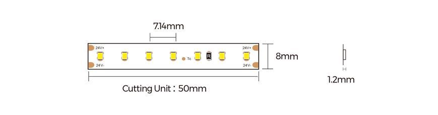 LED лента COLORS 140-2216-24V-IP20 6,6W 685Lm 3000K 5м (D6140-24V-8mm-WW) 1709 фото