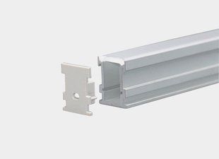LED-профиль MLG напольный LP26211 с рассеивателем, 2 метра LP26211_2 фото