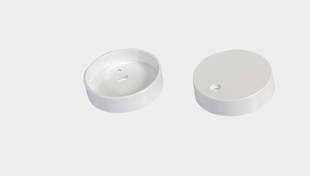 Комплект заглушок для LED-профіля LT60, срібло EC-LT60CSS фото