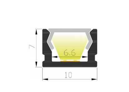 LED-профіль ALUMLED з розсіювачем 3м (LP10071_3) LP10071_3 фото