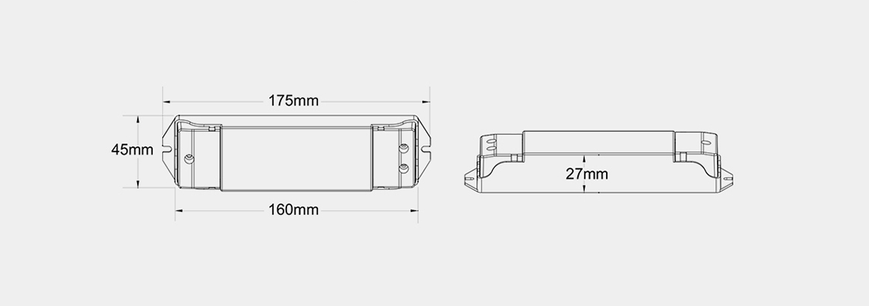 LED-контроллер DEYA 12-48VDC, 15A*1CH, PUSH-DIM (V1-L) 1553 фото