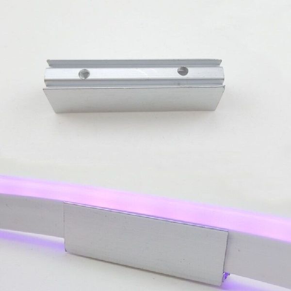 Монтажное крепление PROLUM&trade; для LED неона 10x20, 5cм 501027 фото