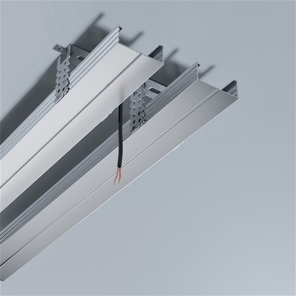 Магнітний трековий шинопровід PROLUM M25; 220V; Врізний \ Накладний - P25; 1M 771001 фото
