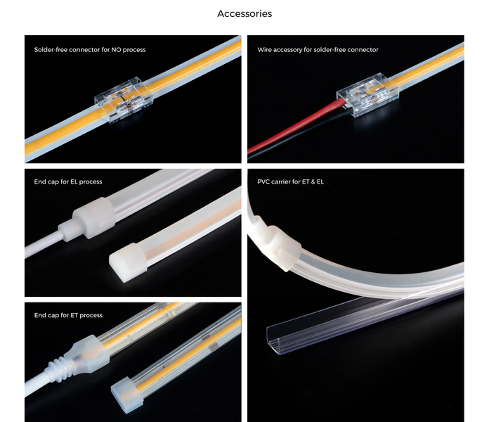 LED лента COLORS COB-24V-IP20 15W 1350Lm 3000K 5м (DF15-24V-8mm-WW) 1718 фото