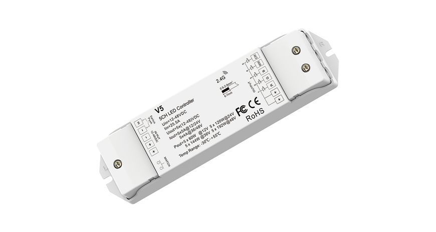 LED-контроллер DEYA 12-48VDC, 25A*1CH, PUSH-DIM (V5) V5 фото