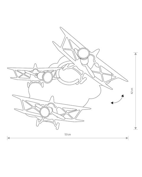 Світильник для дитячої Plane Nowodvorski 6904 Nowodvorski_6904 фото