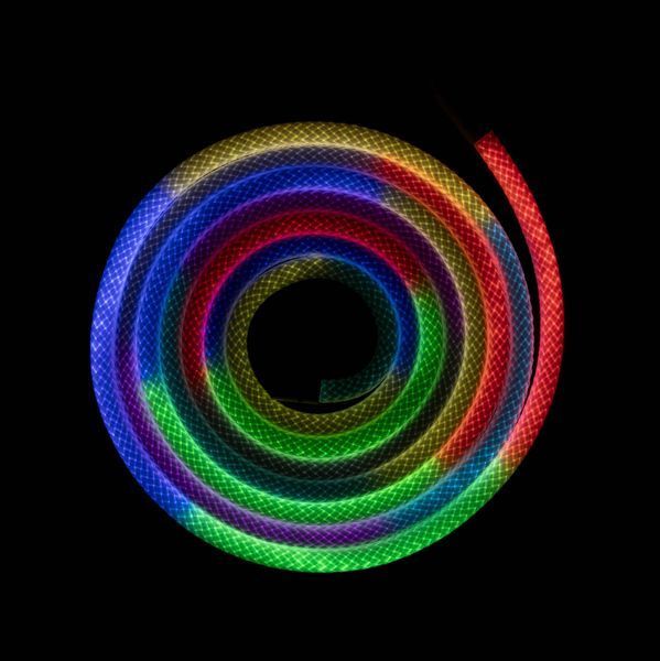 Готовый набор Круглой неоновой ленты PROLUM&trade; 5V; D16 ; 5M; RGB FULL COLOR 150013 фото