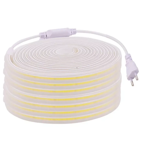 Светодиодная LED лента PROLUM&trade; 220V; СОВ; 280 LED; IP68; 12 ММ; Series "S", Тепло-Белый (2800-3200K) 361007 фото