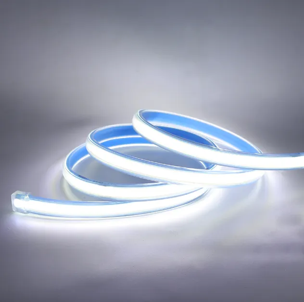 Светодиодная LED лента PROLUM&trade; 220V; СОВ; 280 LED; IP68; 12 ММ; Series "S", Тепло-Белый (2800-3200K) 361007 фото