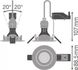 Світильник точковий SPOT FP LED FIX OSRAM 4058075156784 OSRAM_4058075156784 фото 5