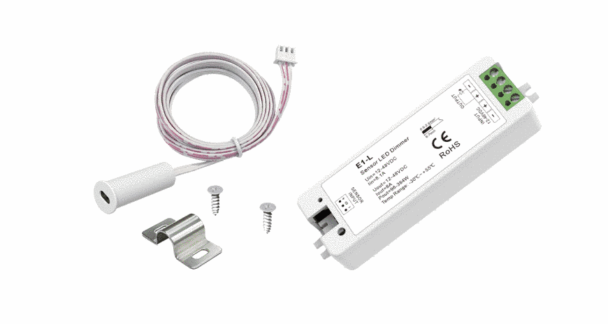 Сенсорный контроллер DEYA 12-48VDC, 8A*1CH с сенсорным датчиком для дверей (E1-L+ED(C)) E1-L+ED(C) фото