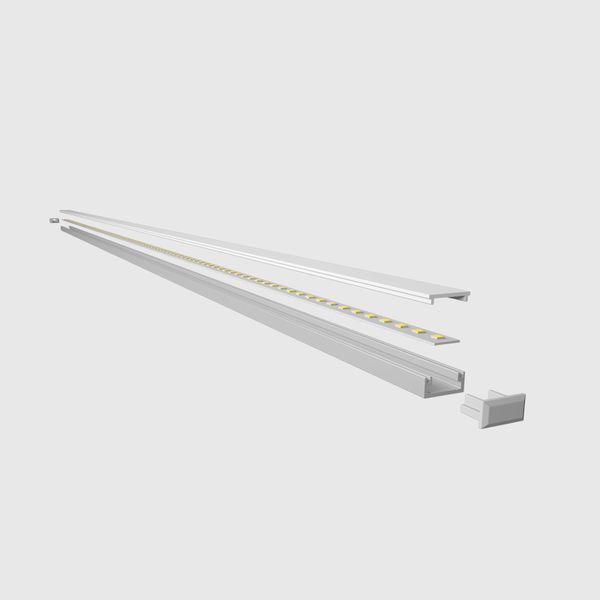 LED-профіль ALUMLED з розсіювачем 3м (LP1608B1_3) LP1608B1_3 фото