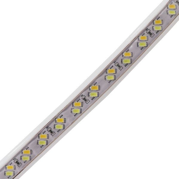 Світлодіодна LED стрічка PROLUM&trade; 220V; 5730\120; IP68; Series "S", Білий (5500-6000К) 361004 фото