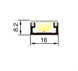 LED-профіль ALUMLED з розсіювачем 3м (LP1608B1_3) LP1608B1_3 фото 4