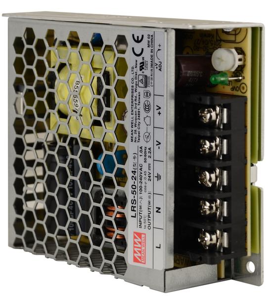 Блок питания Mean Well 52.8W DC24V IP20 (LRS-50-24) 0098 фото