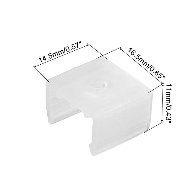 Монтажное крепление PROLUM&trade; для неона 12x12 501113 фото