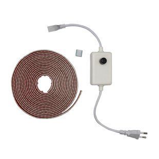 Готовий набір Світлодіодної LED стрічки PROLUM&trade; 220V; 2835\120; IP67; 8 ММ; Series "S", Білий (5500-6000К) 14621 фото