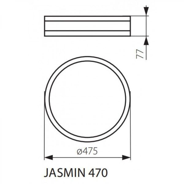 Потолочный светильник JASMIN 470-WE KANLUX 23122 KANLUX_23122 фото