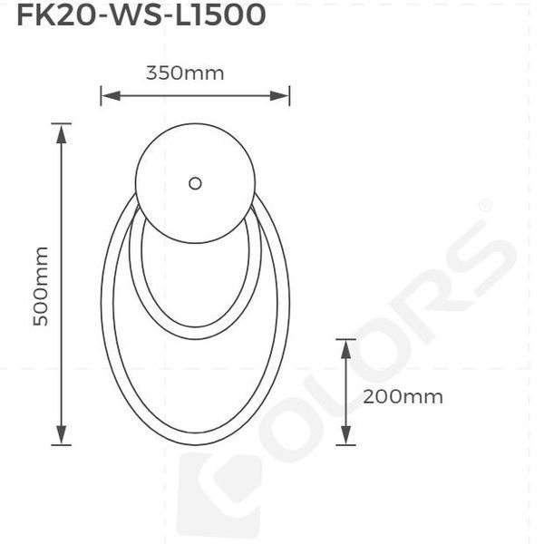 Светильник COLORS WS WALL LAMP 4000K (FK20-WS-L1500-NW)