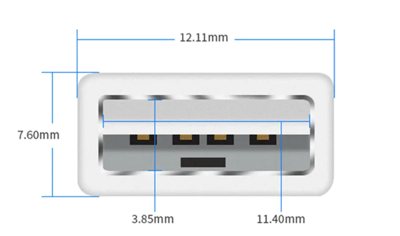 Кабель USB PROLUM&trade; - 1М, Білий 503042 фото