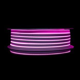 Світлодіодний неон PROLUM&trade; 6x12, IP68, 12V, Series "FX", Світло-Рожевий, PRO 120053 фото