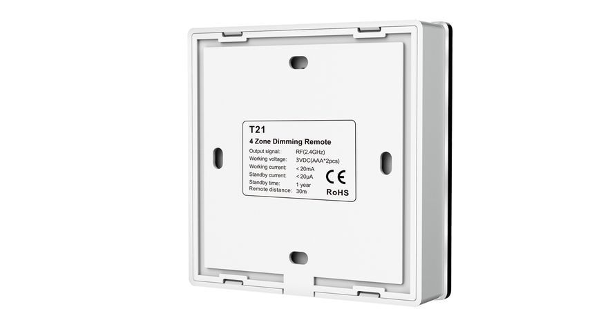Панель LED димера DEYA на 4 зоны T21(Black) T21(Black) фото