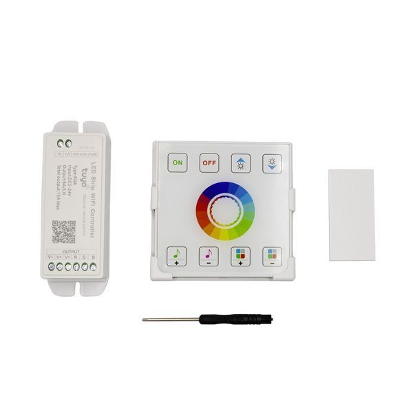 Сенсорная панель управления PROLUM RGB; Wi-Fi; TUYA; 18A; Series: HomeLink 404019 фото