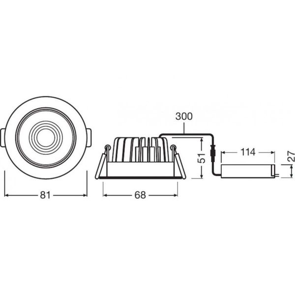 Світильник точковий SPOT LED FIX OSRAM 4058075127067 OSRAM_4058075127067 фото