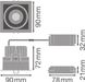 Світильник точковий SP SQUARE OSRAM 4058075114067 OSRAM_4058075114067 фото 2