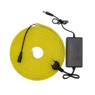 Готовий набір неонової стрічки PROLUM&trade; 12V; 6x12; 5M; Лимонно-жовтий, PRO 120083 фото