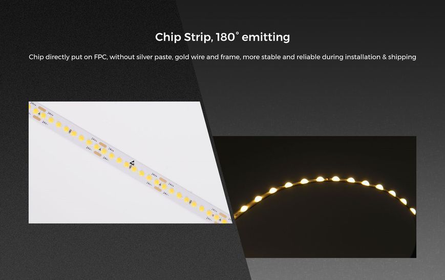 LED стрічка COLORS 192-24V-IP3 13W 1470Lm 4000K 5м (FD192-24V-10mm-NW) 1771 фото