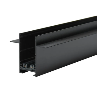 Магнітний трековий профіль PROLUM&trade; M25; 220V; Вбудований; P27; Чорний 2М 771010 фото
