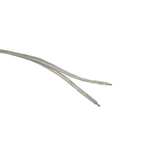 Провід PROLUM&trade; прозорий з роз'ємом тато (2х0.5mm; 2М) 501093 фото