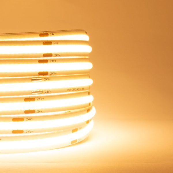 Світлодіодна LED стрічка PROLUM&trade; 24V; СОВ; 480 LED; IP20; Series "PRO", Тепло-Білий (2800-3200K) 350005 фото
