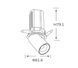 Точечный светильник ALUMLED LED CREE 7W 4000K 36&deg; 560LM RA90 (AL-V324 7W 4K WH)