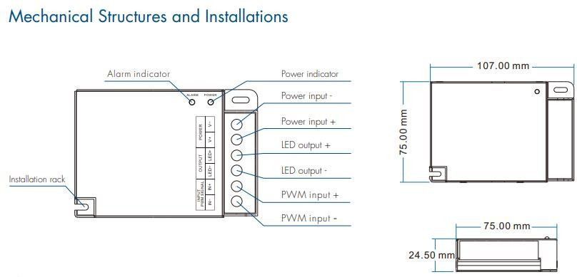 LED-повторювач DEYA 12-24VDC, 30A*1CH (EV1-X) EV1-X фото