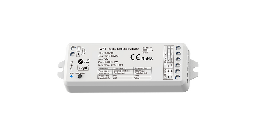 LED-контролер DEYA DIM 12-36VDC, 5A*2CH (WZ1) 2290 фото