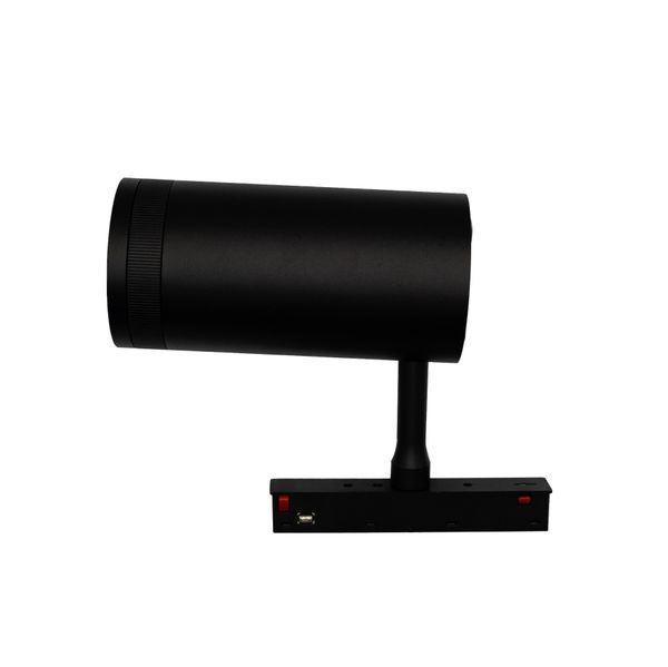 Магнітний трековий світильник PROLUM M20 (20W; DC48V; Zoom; Чорний) SERIES "TR"; Білий 4000К 741045 фото