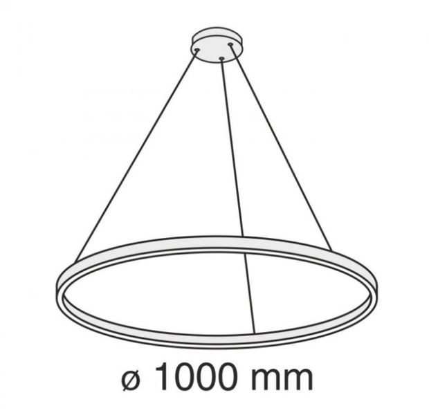 Светильник подвесной KLOODI CIRCLE2830 PE1000 4K BK KLOODI_CIRCLE2830 PE1000 4K BK фото