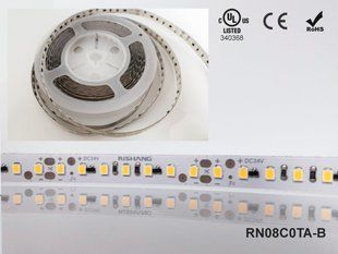 LED лента RISHANG 120-2835-12V-IP20 8,6W 818Lm 3000K 50м (RN08C0TA-B-WW_50) 2293 фото
