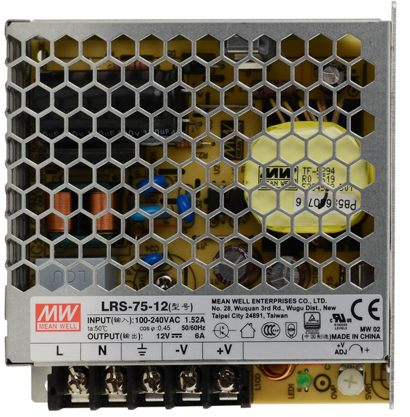 Блок питания Mean Well 72W DC12V IP20 (LRS-75-12) 0096 фото