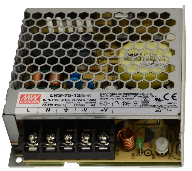 Блок питания Mean Well 72W DC12V IP20 (LRS-75-12) 0096 фото